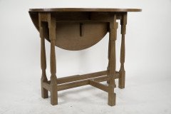 Albert Eagleman Jeffray. A Sweet Little Oak Drop Leaf Side/dining Table - Thumbnail 9