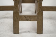 Albert Eagleman Jeffray. a Sweet Little Oak Drop Leaf Side/dining Table. - Thumbnail 15