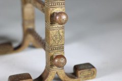 Henry Jeckyll for Robbins and Co. a Pair of Anglo- Japanese Brass Fire Dogs - Thumbnail 16