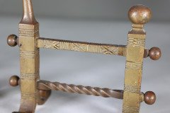 Henry Jeckyll for Robbins and Co. a Pair of Anglo- Japanese Brass Fire Dogs - Thumbnail 19