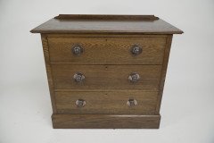 Liberty & Co Attri, Arts & Crafts Oak Chest of Drawers of Small Proportions - Thumbnail 2