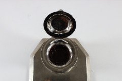 Jesson Birkett & Co. – Silver Plated Inkwell with Monogram - Thumbnail 17
