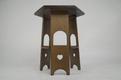 Liberty and Co. a Scarce Pair of Well Designed Arts and Crafts Oak Side Tables with Plank Sides - Thumbnail 3