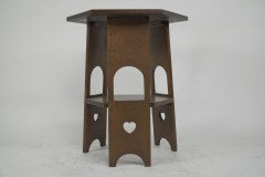 Liberty and Co. a Scarce Pair of Well Designed Arts and Crafts Oak Side Tables with Plank Sides - Thumbnail 5