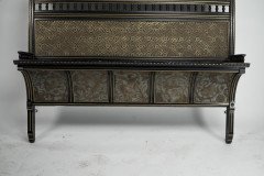 B J Talbert Aesthetic Movement Carved & Gilt Wall Shelf with Mythical Creatures - Thumbnail 2