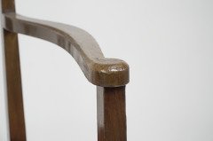 Liberty & Co, Attr An Arts & Crafts Mahogany Armchair Inlaid with a Pewter Heart - Thumbnail 10