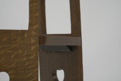 Liberty and Co. a Scarce Pair of Well Designed Arts and Crafts Oak Side Tables with Plank Sides - Thumbnail 11