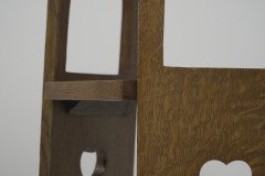 Liberty and Co. a Scarce Pair of Well Designed Arts and Crafts Oak Side Tables with Plank Sides - Thumbnail 12