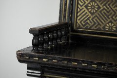 B J Talbert Aesthetic Movement Carved & Gilt Wall Shelf with Mythical Creatures - Thumbnail 10