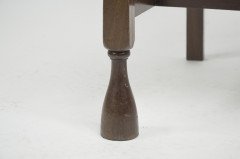 Liberty & Co, Attr An Arts & Crafts Mahogany Armchair Inlaid with a Pewter Heart - Thumbnail 16