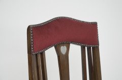 Liberty & Co, Attr An Arts & Crafts Mahogany Armchair Inlaid with a Pewter Heart - Thumbnail 6