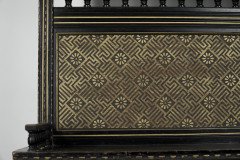 B J Talbert Aesthetic Movement Carved & Gilt Wall Shelf with Mythical Creatures - Thumbnail 14