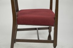Liberty & Co, Attr An Arts & Crafts Mahogany Armchair Inlaid with a Pewter Heart - Thumbnail 11