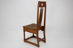 Shapland and Petter, a Pair of Ash Side Chairs in the Style of M. H. Baillie Scott - Thumbnail 6