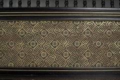 B J Talbert Aesthetic Movement Carved & Gilt Wall Shelf with Mythical Creatures - Thumbnail 15