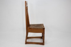 Shapland and Petter, a Pair of Ash Side Chairs in the Style of M. H. Baillie Scott - Thumbnail 9