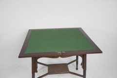 Liberty & Co. an Anglo- Moorish Arts & Crafts Walnut Fold over Card & Games Table - Thumbnail 8