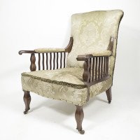 George Jack for Morris and Co. a Pair of Mahogany Saville Armchairs. - Thumbnail 3