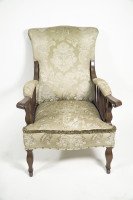 George Jack for Morris and Co. a Pair of Mahogany Saville Armchairs. - Thumbnail 4
