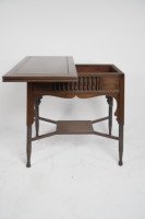 Liberty & Co. an Anglo- Moorish Arts & Crafts Walnut Fold over Card & Games Table - Thumbnail 16