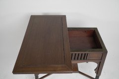 Liberty & Co. an Anglo- Moorish Arts & Crafts Walnut Fold over Card & Games Table - Thumbnail 17