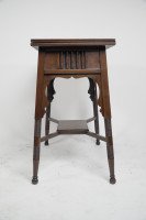 Liberty & Co. an Anglo- Moorish Arts & Crafts Walnut Fold over Card & Games Table - Thumbnail 19