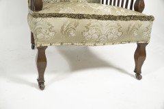 George Jack for Morris and Co. a Pair of Mahogany Saville Armchairs. - Thumbnail 9