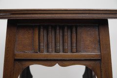 Liberty & Co. an Anglo- Moorish Arts & Crafts Walnut Fold over Card & Games Table - Thumbnail 20