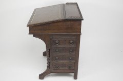 B Talbert for Gillows Aesthetic Movement Davenport with Central Carved Rosette - Thumbnail 5