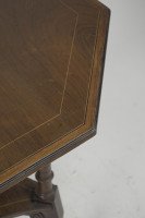 Jas Shoolbred. An Aesthetic Movement Octagonal Rosewood & Inlaid Side Table - Thumbnail 10