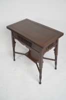 Liberty & Co. an Anglo- Moorish Arts & Crafts Walnut Fold over Card & Games Table - Thumbnail 21