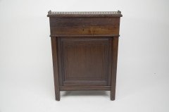 B Talbert for Gillows Aesthetic Movement Davenport with Central Carved Rosette - Thumbnail 6