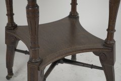 Jas Shoolbred. An Aesthetic Movement Octagonal Rosewood & Inlaid Side Table - Thumbnail 11