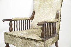 George Jack for Morris and Co. a Pair of Mahogany Saville Armchairs. - Thumbnail 7