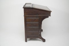 B Talbert for Gillows Aesthetic Movement Davenport with Central Carved Rosette - Thumbnail 7