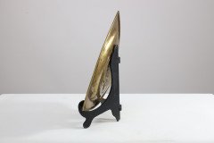 Margaret Gilmour. an Arts & Crafts Glasgow School Brass Celtic Interlaced Pin Tray - Thumbnail 3