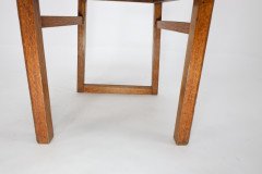 E. A. Taylor. a Set of Five Arts and Crafts Oak Side Chairs with Heart Cut-outs. - Thumbnail 10