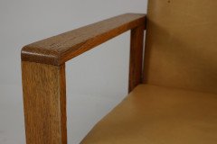 Gordon Russell, W. H. Russell. A pair of Arts and Crafts Oak Reclining Armchairs. - Thumbnail 23