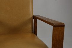 Gordon Russell, W. H. Russell. A pair of Arts and Crafts Oak Reclining Armchairs. - Thumbnail 24
