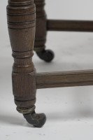 Lambs of Manchester a Set of Four Aesthetic Movement Oak & Leather Dining Chairs - Thumbnail 8
