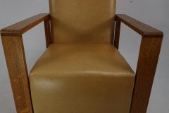 Gordon Russell, W. H. Russell. A pair of Arts and Crafts Oak Reclining Armchairs. - Thumbnail 25