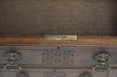 B Talbert for Gillows Aesthetic Movement Davenport with Central Carved Rosette - Thumbnail 24