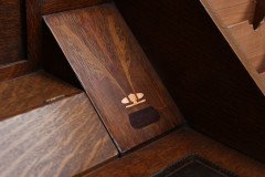 G. M. Ellwood for J. S. Henry. an Arts & Crafts Oak Writing Desk - Thumbnail 11