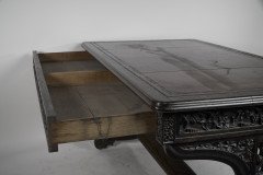 A. W. N Pugin and Sir Charles Barry, an Important Gothic Revival Oak Library Table - Thumbnail 7