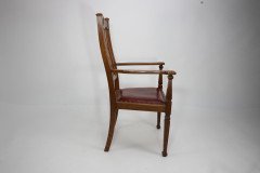 Shapland and Petter. Three Arts and Crafts Oak Dining Armchairs - Thumbnail 2