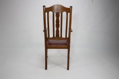 Shapland and Petter. Three Arts and Crafts Oak Dining Armchairs - Thumbnail 3