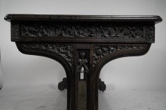 A. W. N Pugin and Sir Charles Barry, an Important Gothic Revival Oak Library Table - Thumbnail 6