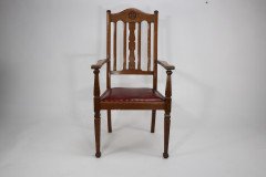 Shapland and Petter. Three Arts and Crafts Oak Dining Armchairs - Thumbnail 6