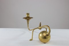 WAS Benson (style of). A Pair of Brass Arts & Crafts Piano Candle Holders - Thumbnail 10