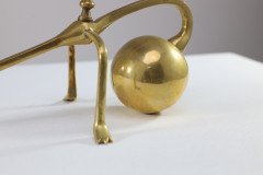 WAS Benson (style of). A Pair of Brass Arts & Crafts Piano Candle Holders - Thumbnail 11